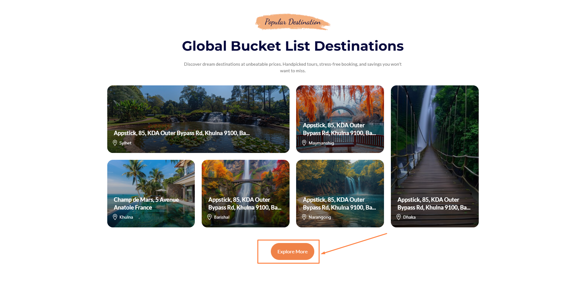 Destinations