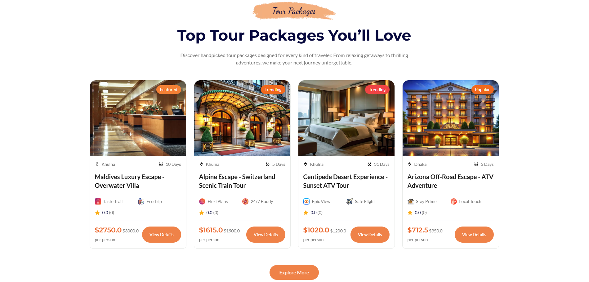 Tour Packages