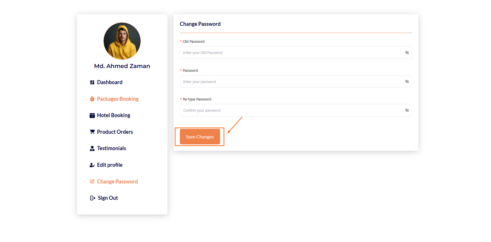 Change Password